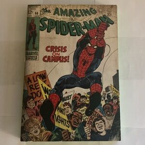 Spider-Man Wall Hanging, 7” by 10”.